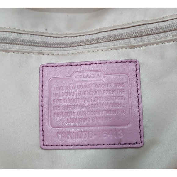 Coach Audrey Pink Leather Zipper Closure Hobo Shoulder bag - Picture 12 of 16